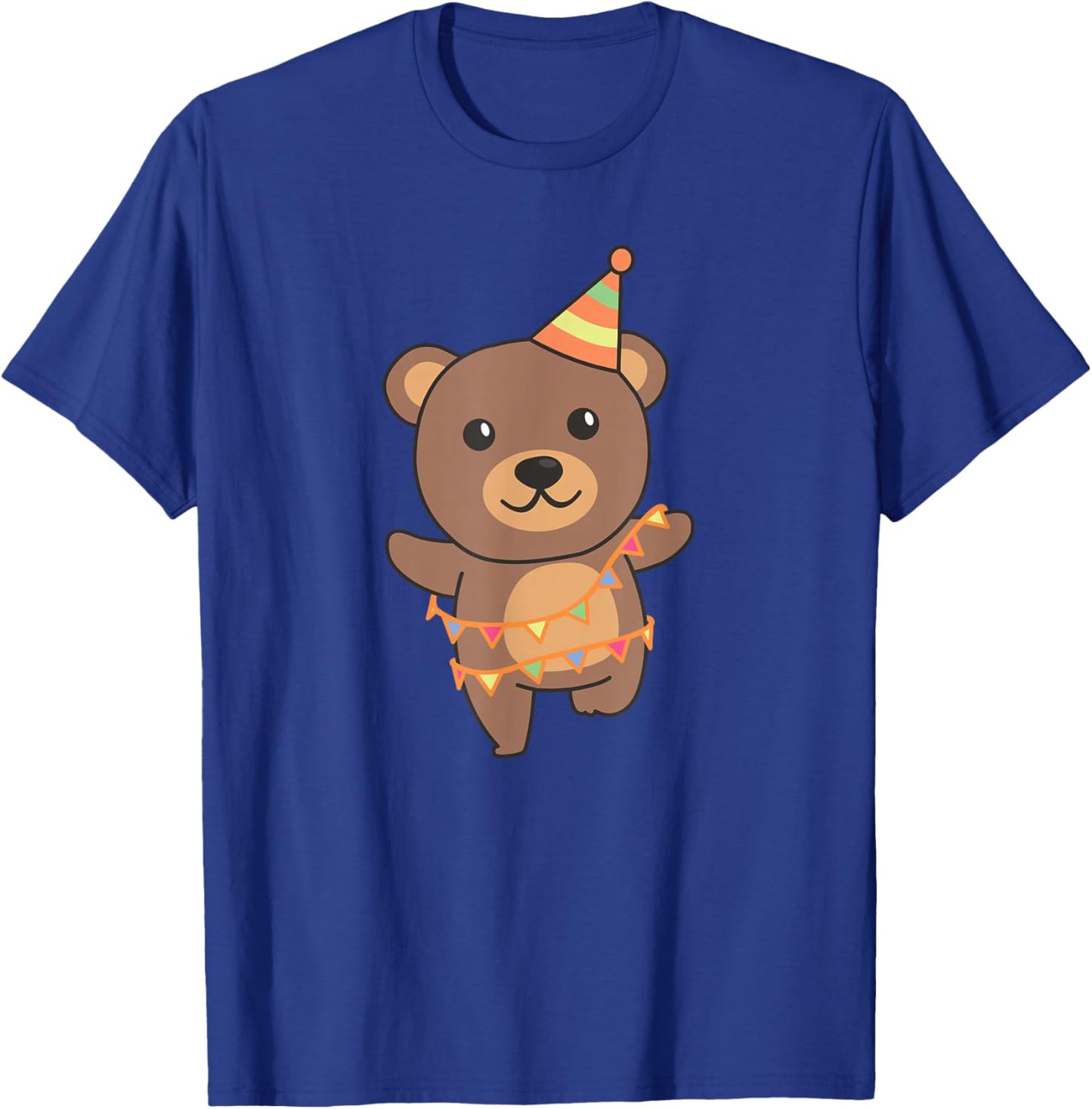 Birthday Bear for Children, Birthday Bear T-Shirt - T-Shirt | Royal