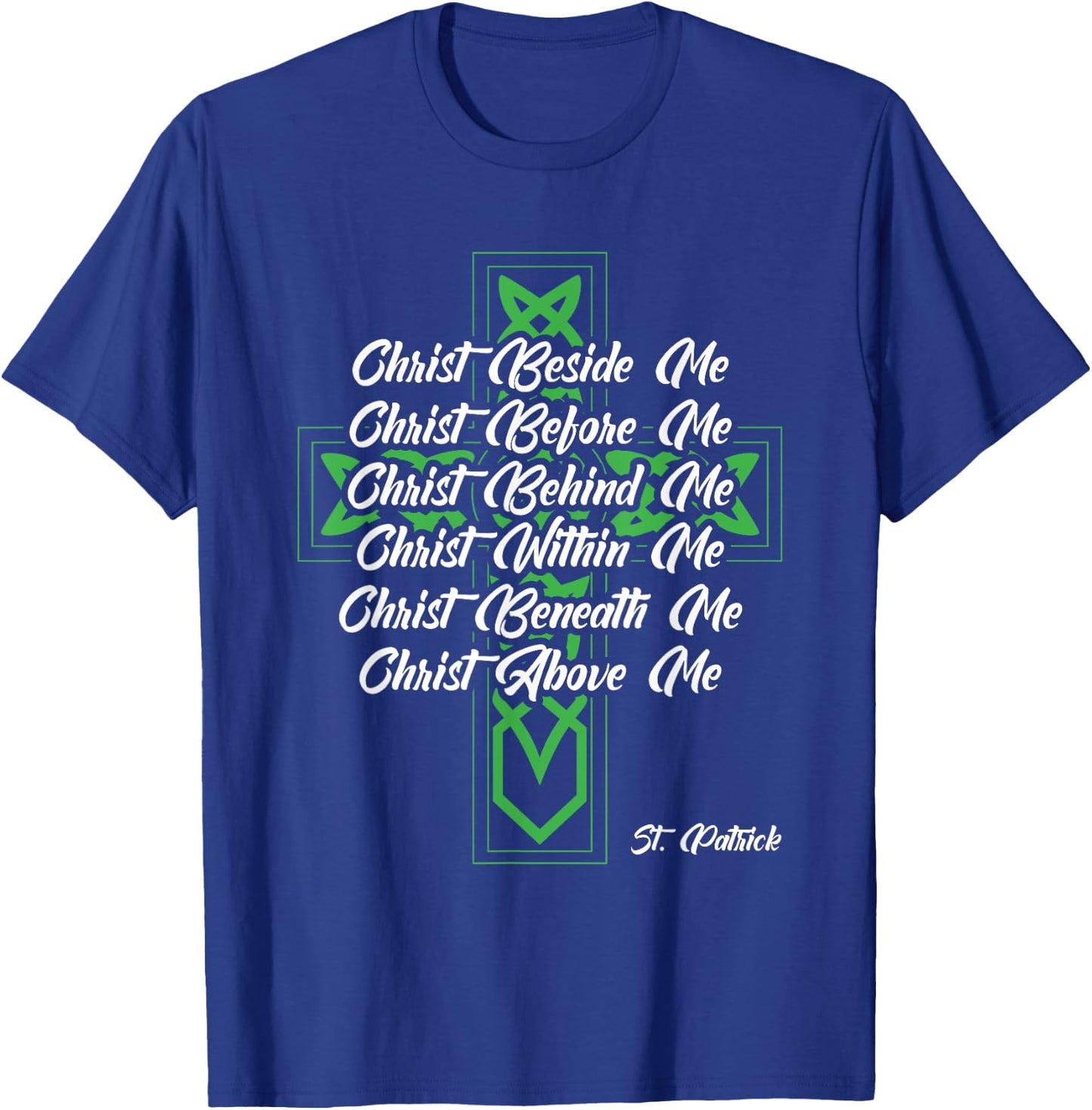 Jesus Christ Shenanigans Irish Christian St Patricks Day T-Shirt - T-Shirt | Royal