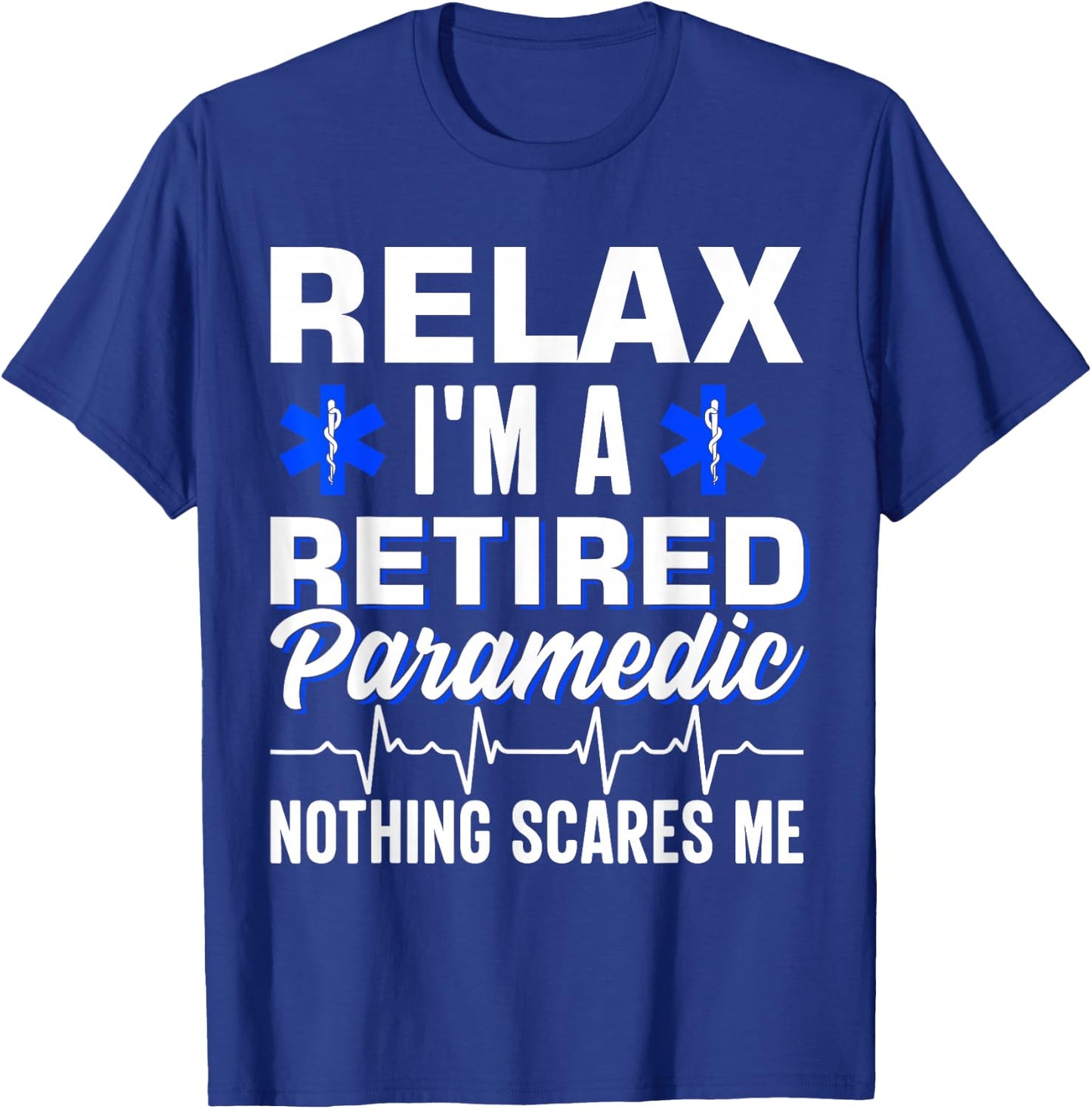 Retirement Party Ambulance First Aid EMT Retired Paramedic T-Shirt - T-Shirt | Royal