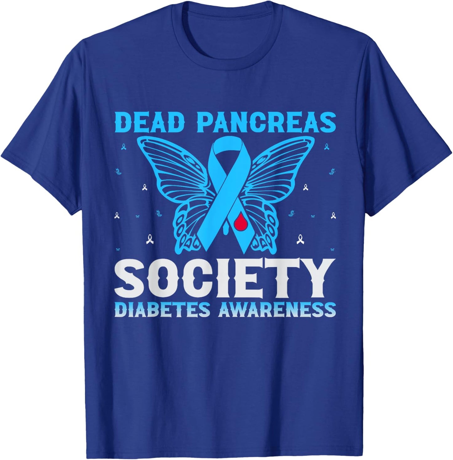 Dead Pancreas Society Diabetes Awareness T-Shirt - T-Shirt | Royal