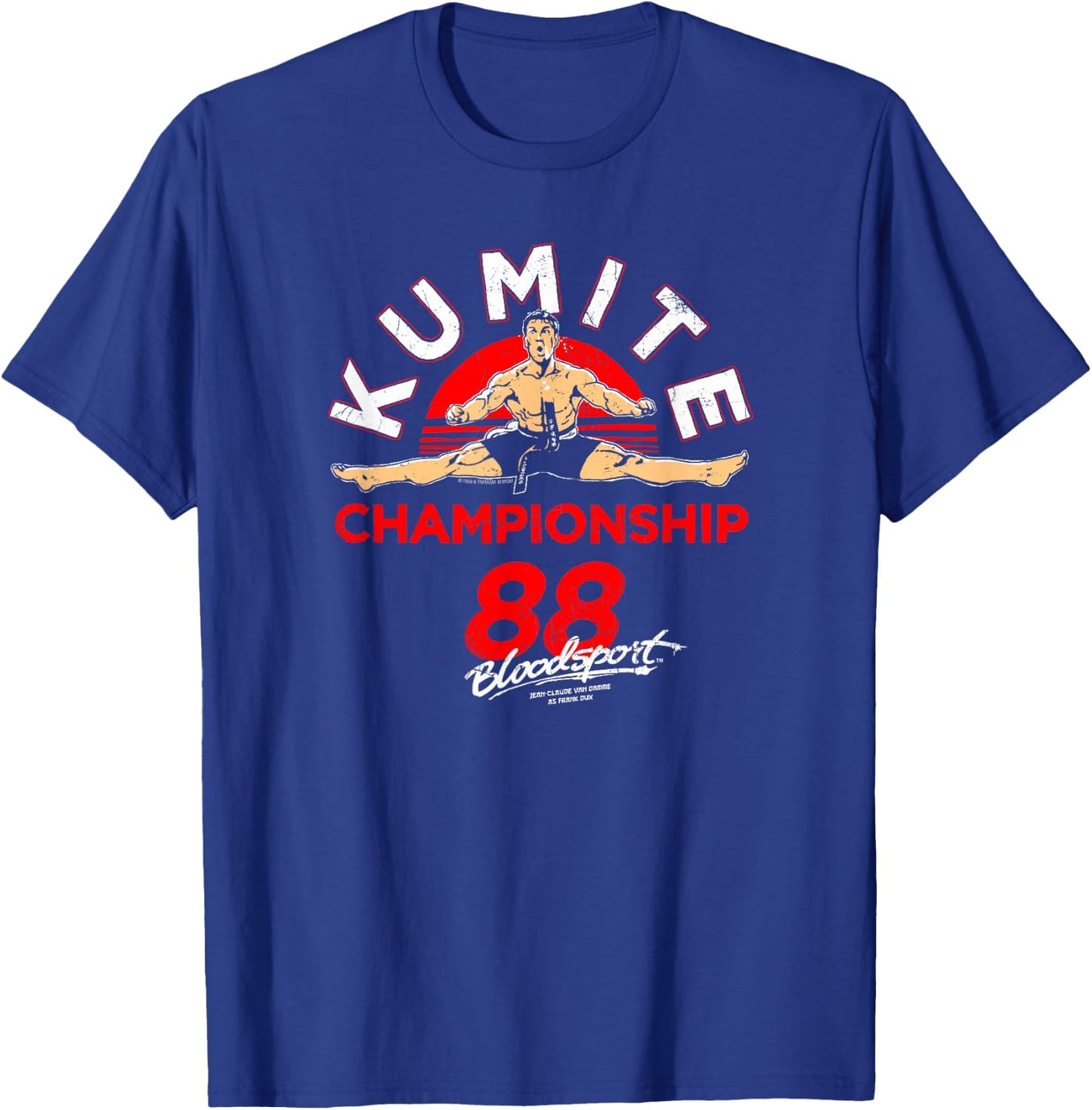 Bloodsport Championship 88 T-Shirt - T-Shirt | Royal
