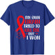 My Own Brain Tried To Kill Me But I Won - Stroke Awareness T-Shirt - T-Shirt | Royal