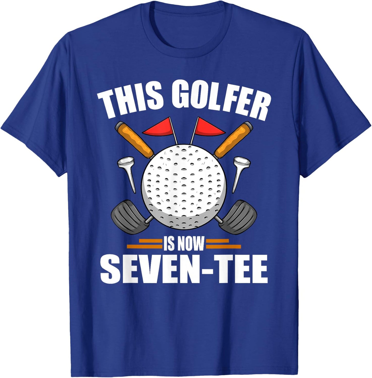 Birthday Golf Shirts 70th Year Old Golfer Golfing T-Shirt - T-Shirt | Royal