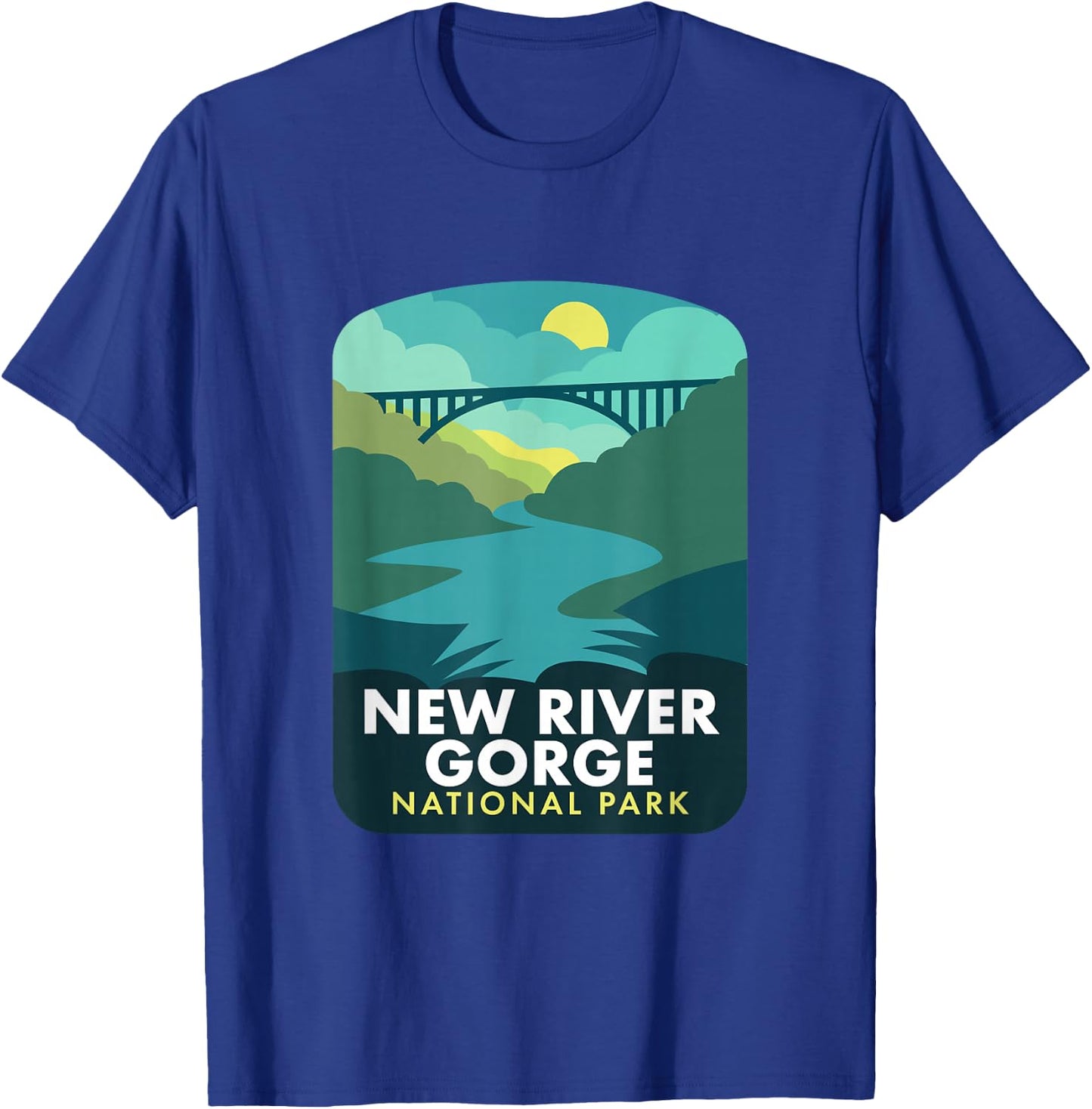 New River Gorge National Park T-Shirt - T-Shirt | Royal