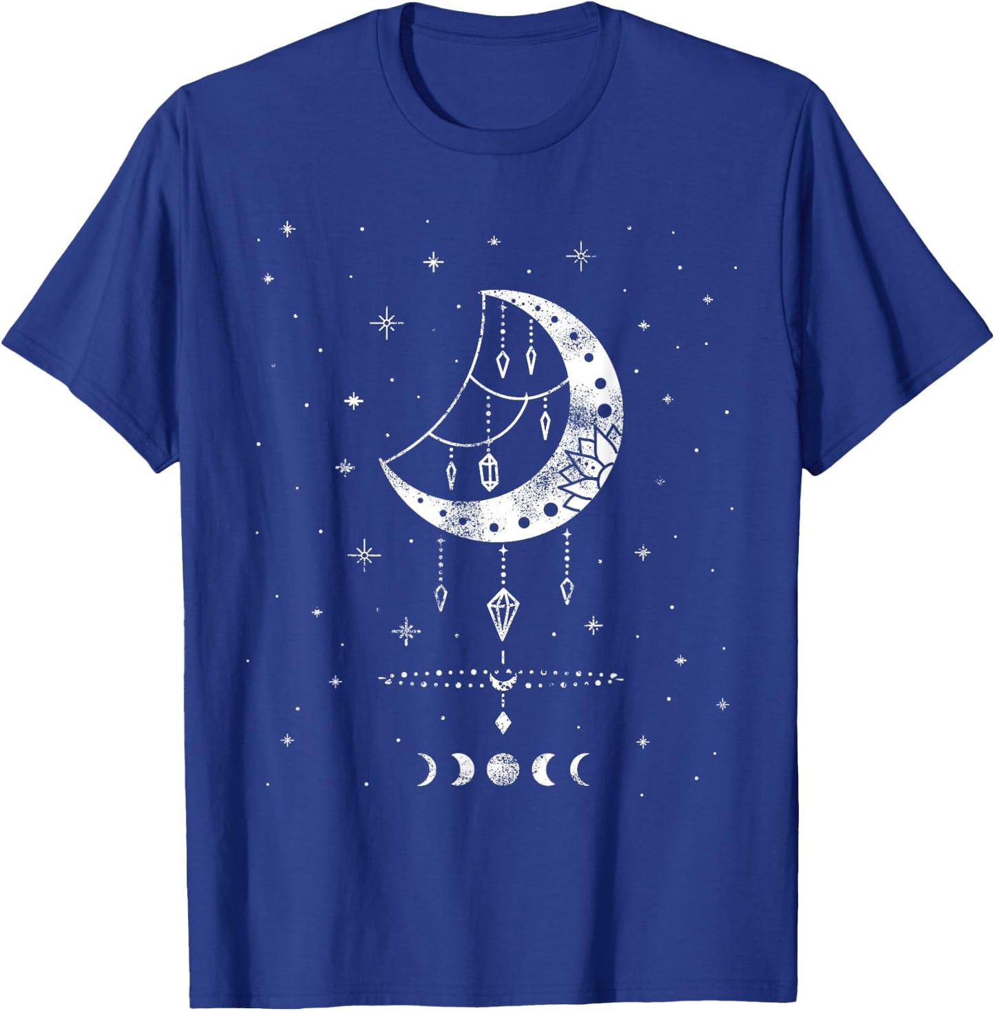 Moon Phases Magic Harmony Sacred Geometry Astrology T-Shirt - T-Shirt | Royal