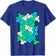 Nerdy Aperiodic Monotile Discovery Math Physics Teacher Men Women Girls Kids T-Shirt - T-Shirt | Royal