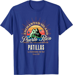 Patillas Towns Pueblos City Puerto Rico for Puerto Ricans T-Shirt - T-Shirt | Royal