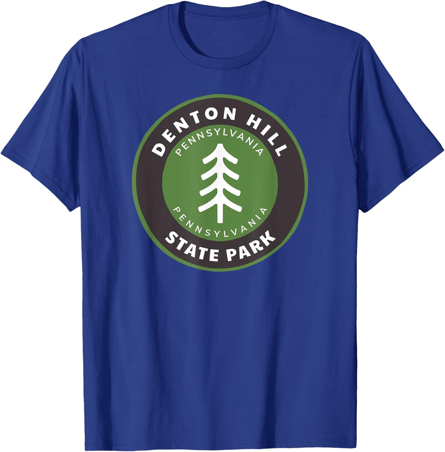 Denton Hill State Park Pennsylvania PA Vacation Souvenir T-Shirt - T-Shirt | Royal