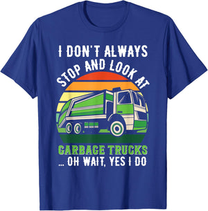 Funny Garbage Truck T-Shirt - T-Shirt | Royal