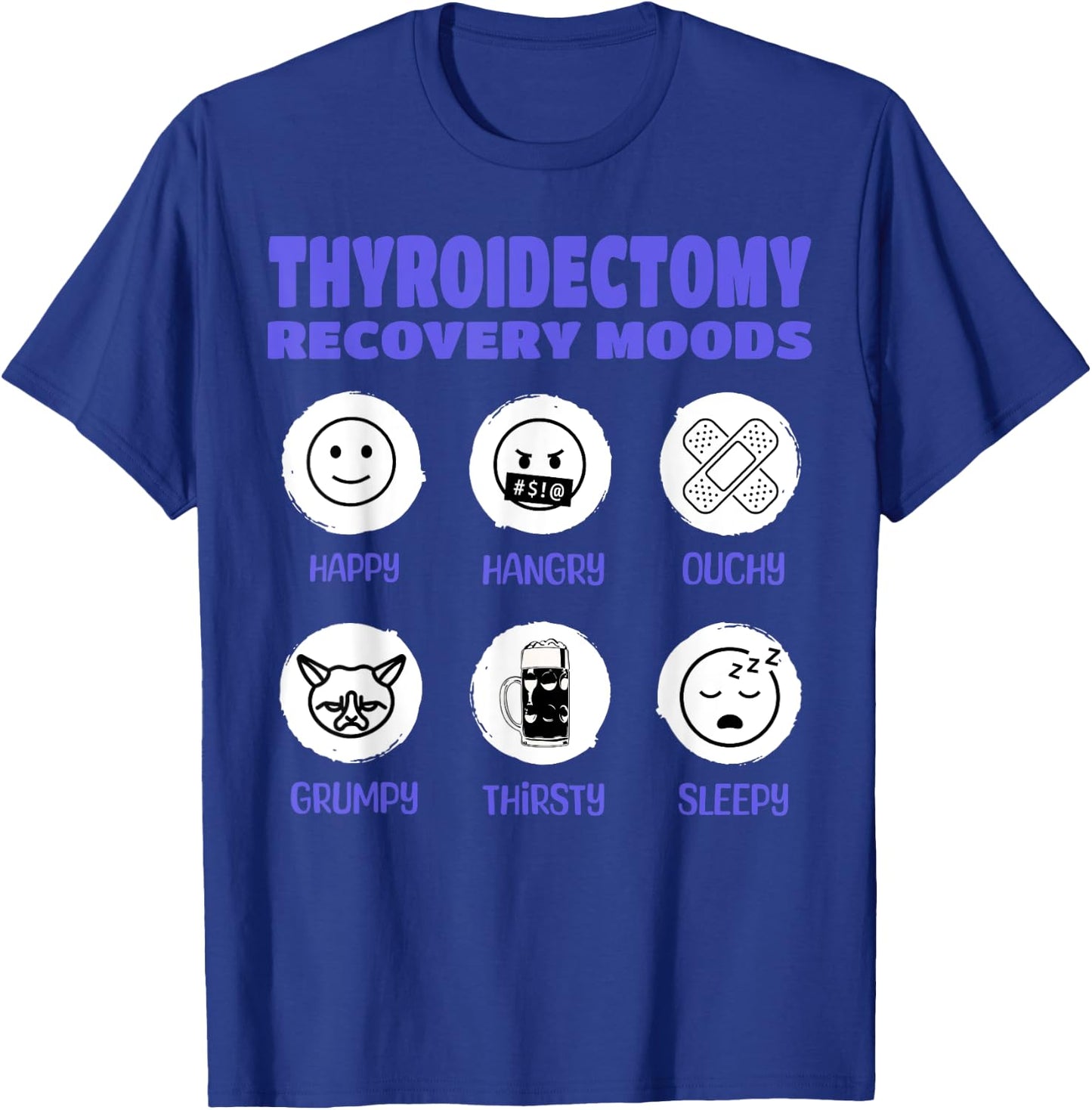 Funny Thyroidectomy And Thyroid Removal Surgery T-Shirt - T-Shirt | Royal