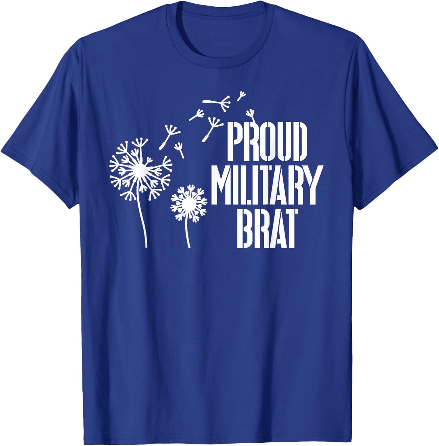 Proud Military Brat Military Child Month Purple Up T-Shirt - T-Shirt | Royal