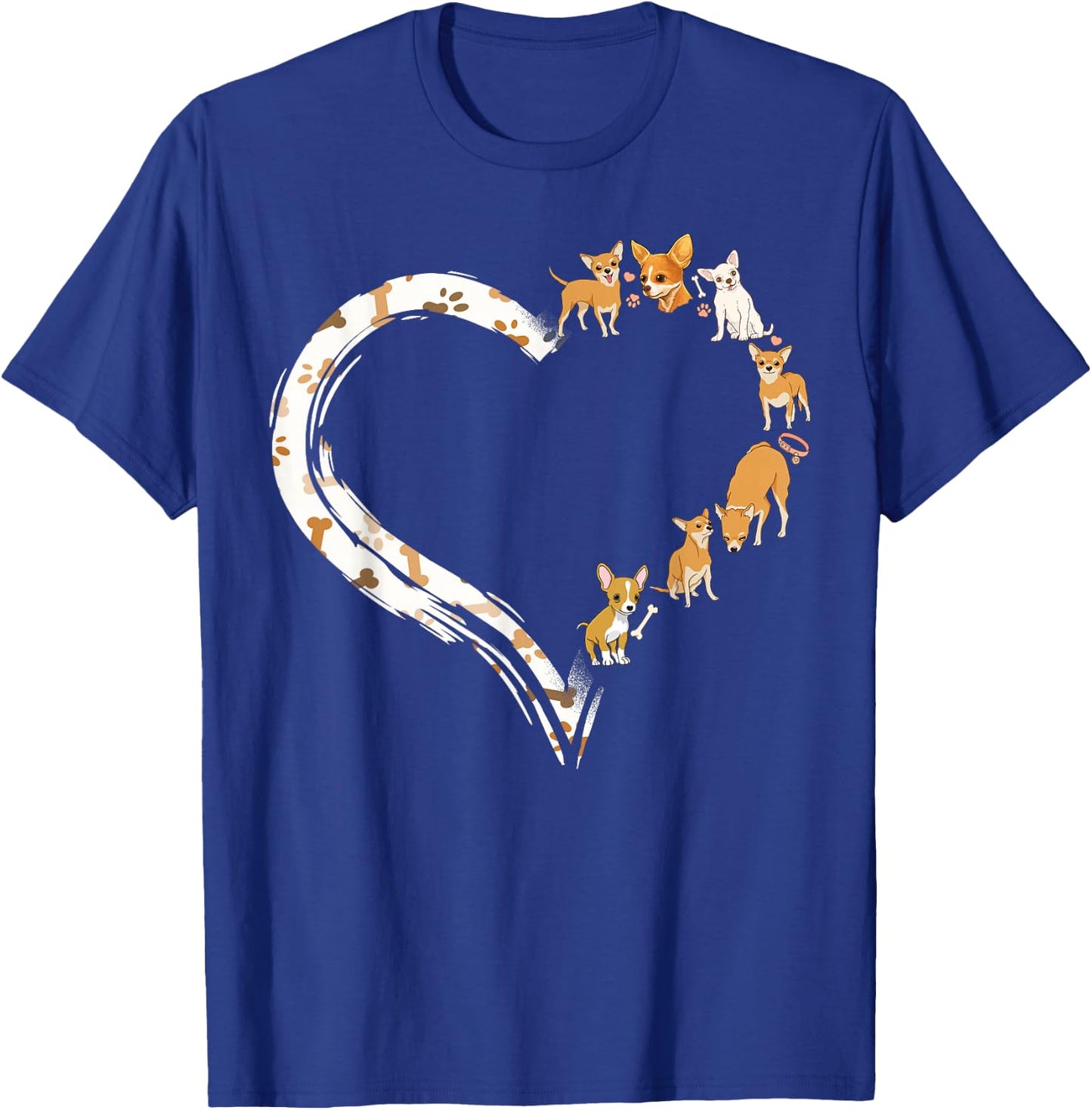 Chihuahua Chihuahueño Heart T-Shirt - T-Shirt | Royal