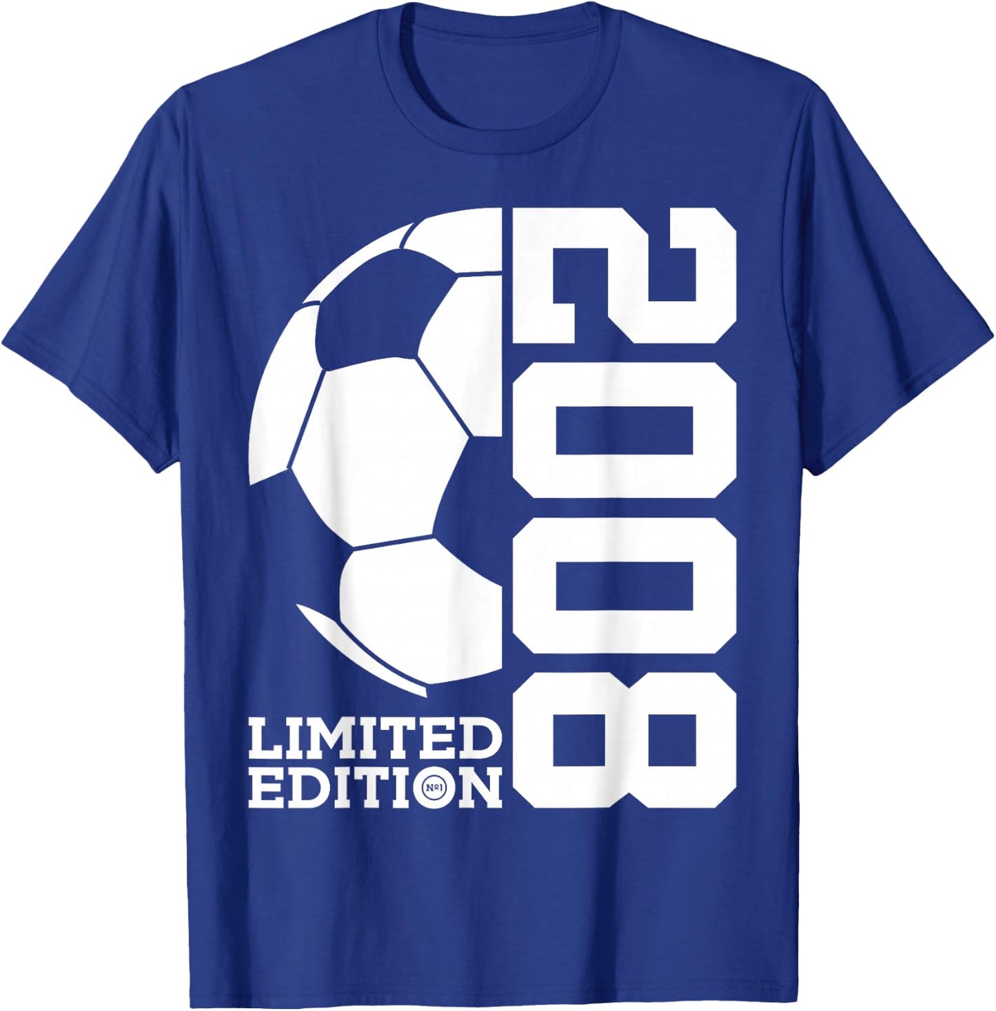 18th BIRTHDAY SOCCER LIMITED EDITION 2008 T-Shirt - T-Shirt | Royal