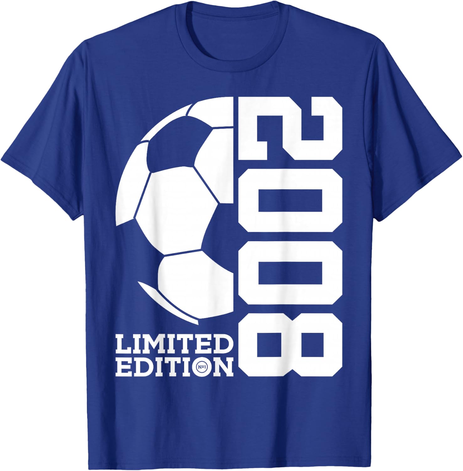 18th BIRTHDAY SOCCER LIMITED EDITION 2008 T-Shirt - T-Shirt | Royal