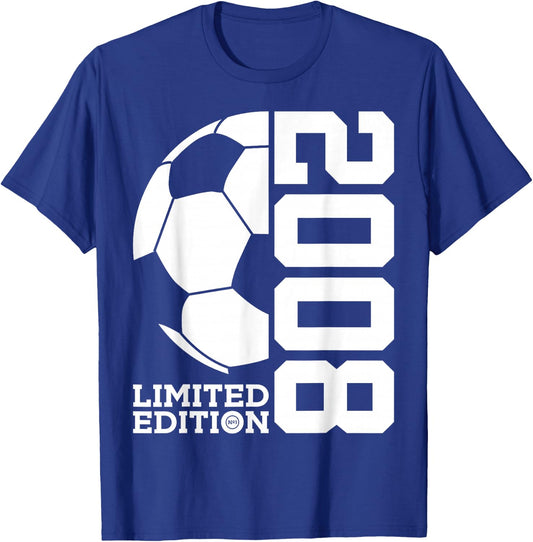 18th BIRTHDAY SOCCER LIMITED EDITION 2008 T-Shirt - T-Shirt | Royal
