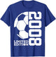 18th BIRTHDAY SOCCER LIMITED EDITION 2008 T-Shirt - T-Shirt | Royal
