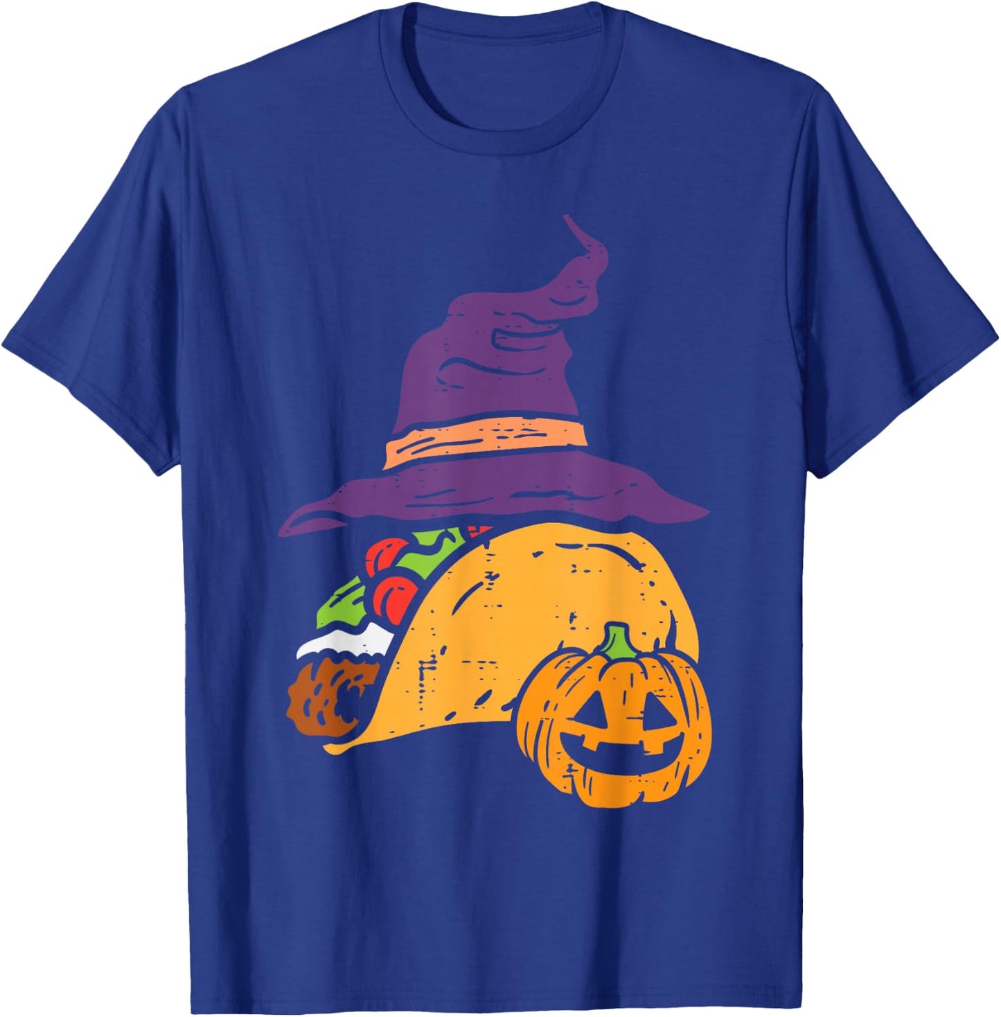Halloween Taco Funny Mexican Food Costume Men Women Kids T-Shirt - T-Shirt | Royal