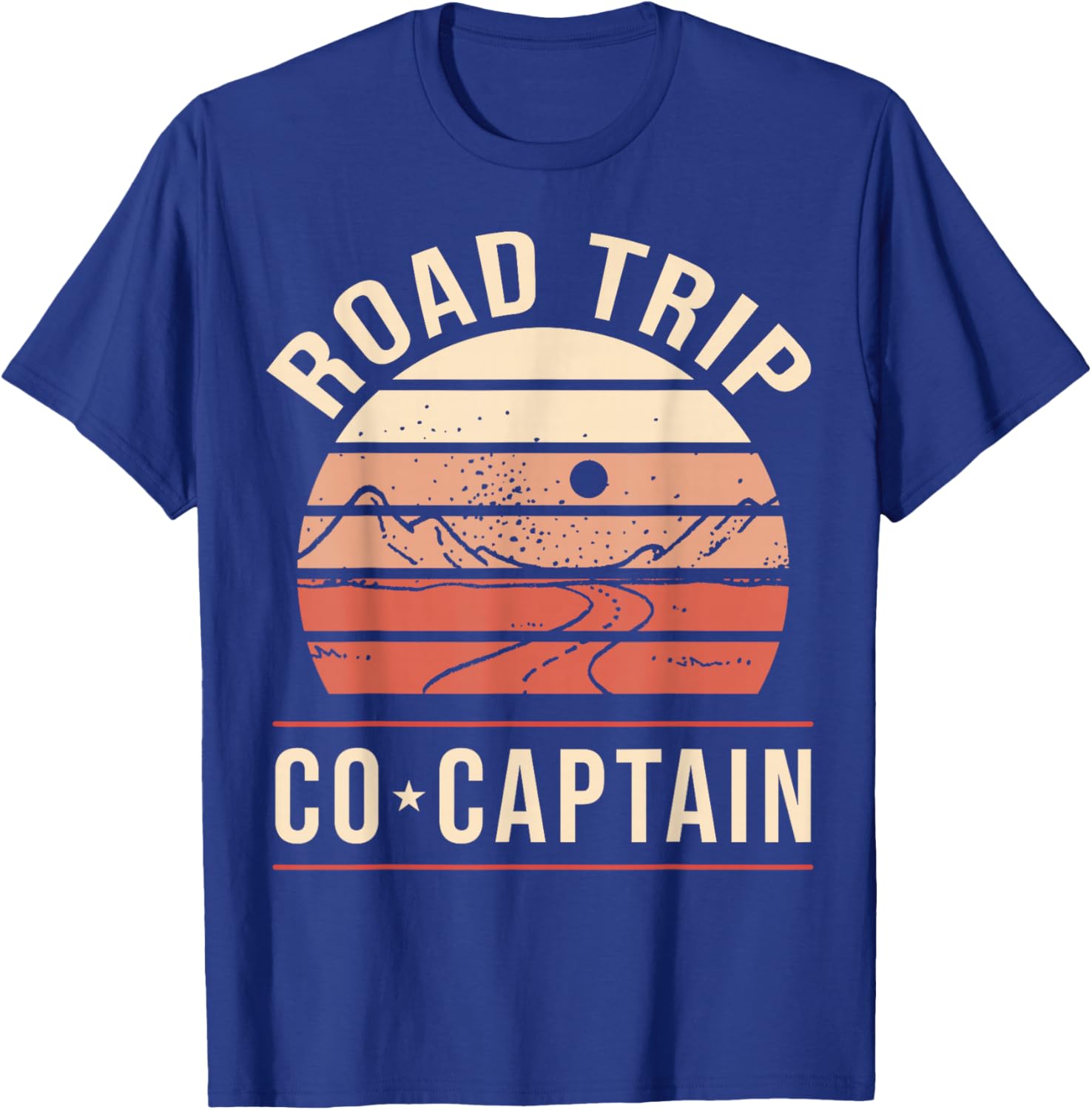 Road Trip Co Captain Road Trip T-Shirt - T-Shirt | Royal
