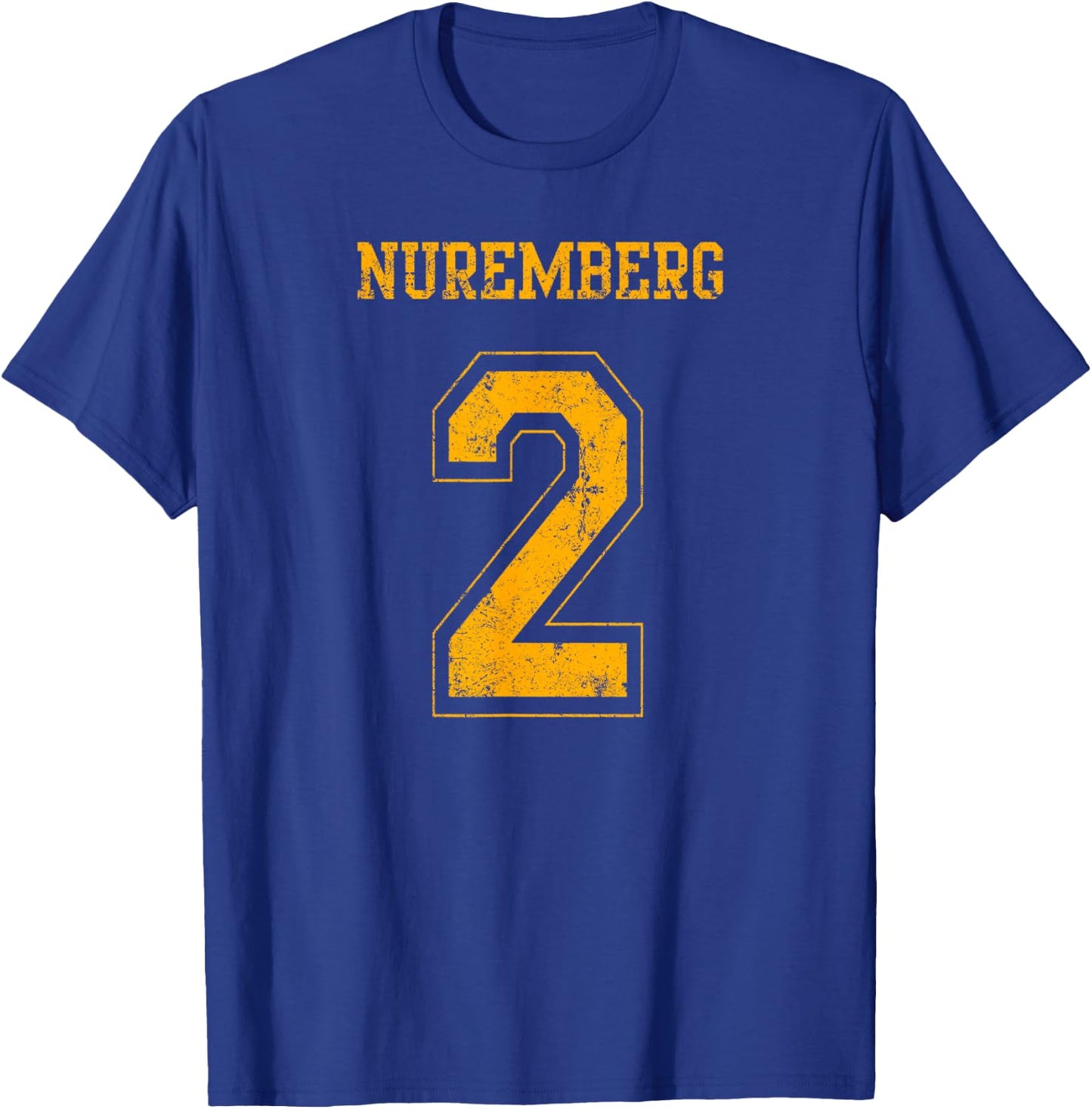 Nuremberg 2 Sports Jersey-Style Design T-Shirt - T-Shirt | Royal