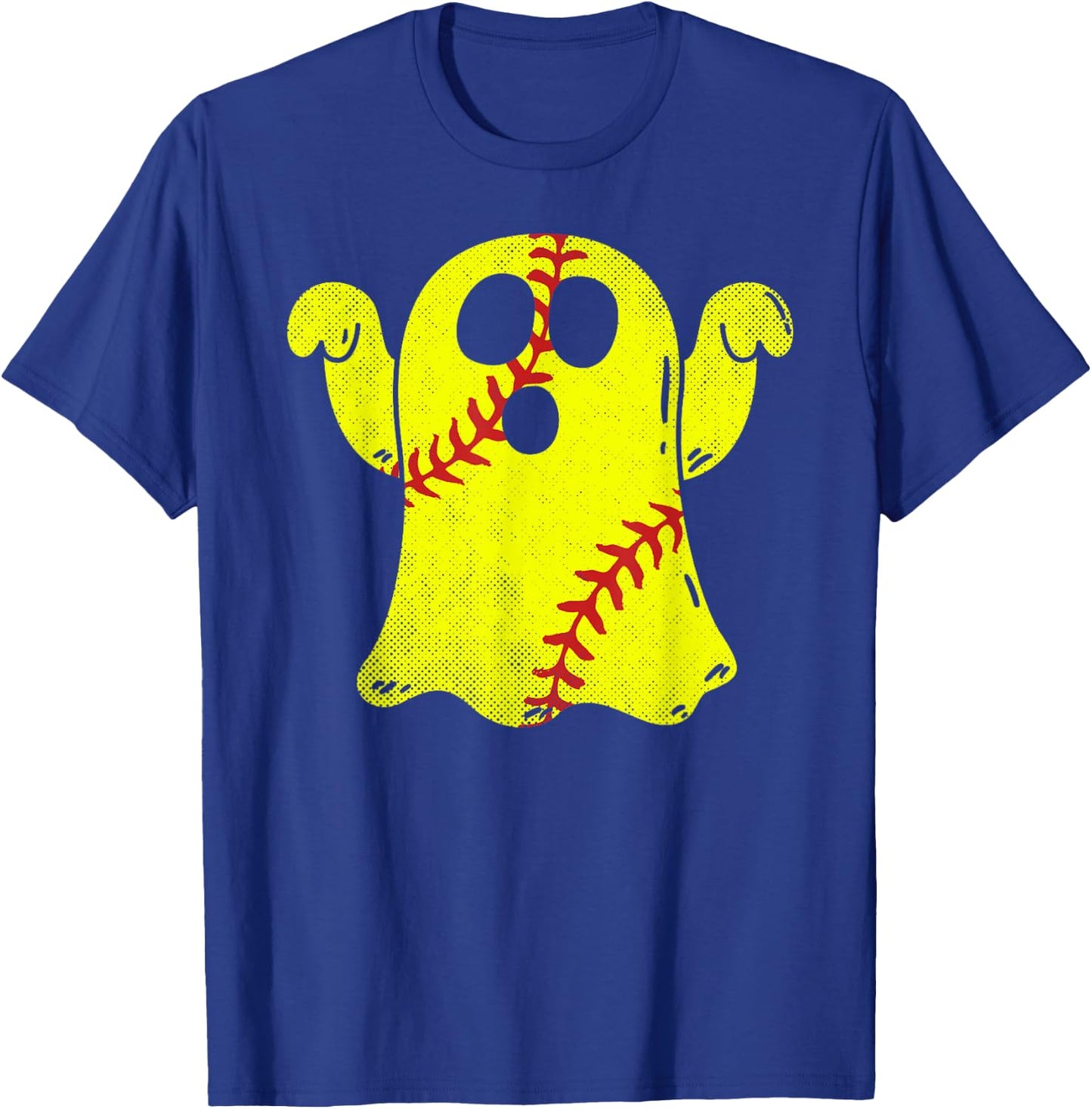Softball Ghost Softball Lover Halloween Costume T-Shirt - T-Shirt | Royal
