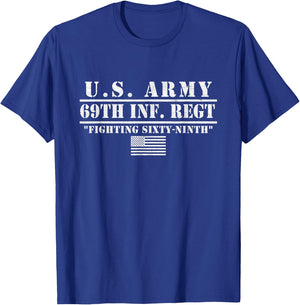 69th Infantry Regiment 69th Inf Regt Fighting Sixty-Ninth T-Shirt - T-Shirt | Royal