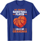 My favorite basketball player calls me grandma T-Shirt - T-Shirt | Royal