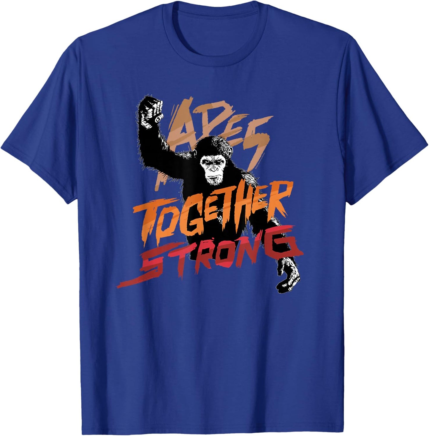 Rise of The Planet of The Apes Caesar Apes Together Strong T-Shirt - T-Shirt | Royal