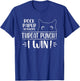 Rock paper scissors Throat Punch Cat Lover cat mom cat dad T-Shirt - T-Shirt | Royal