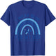 Rainbow I Wear Blue For My Gigi Colon Cancer Awareness T-Shirt - T-Shirt | Royal