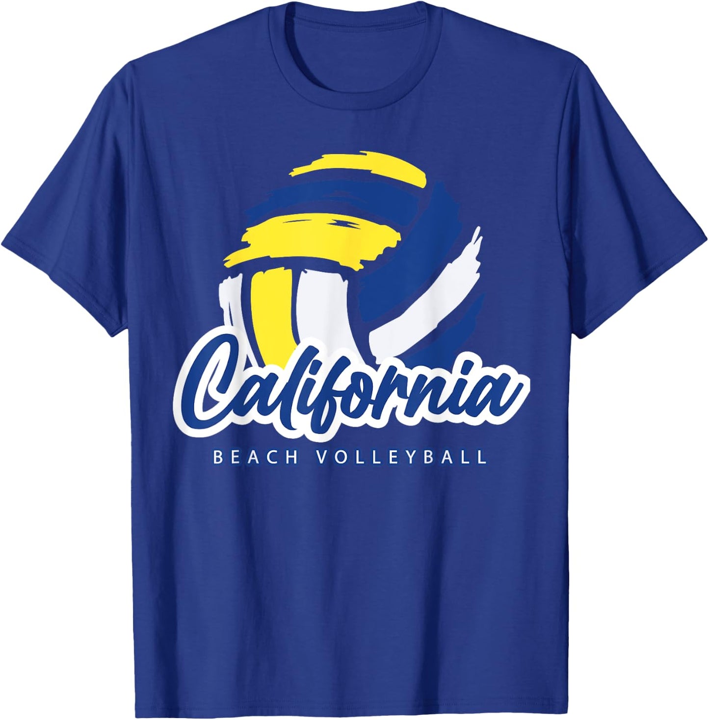 Beach Volleyball California T-Shirt - T-Shirt | Royal