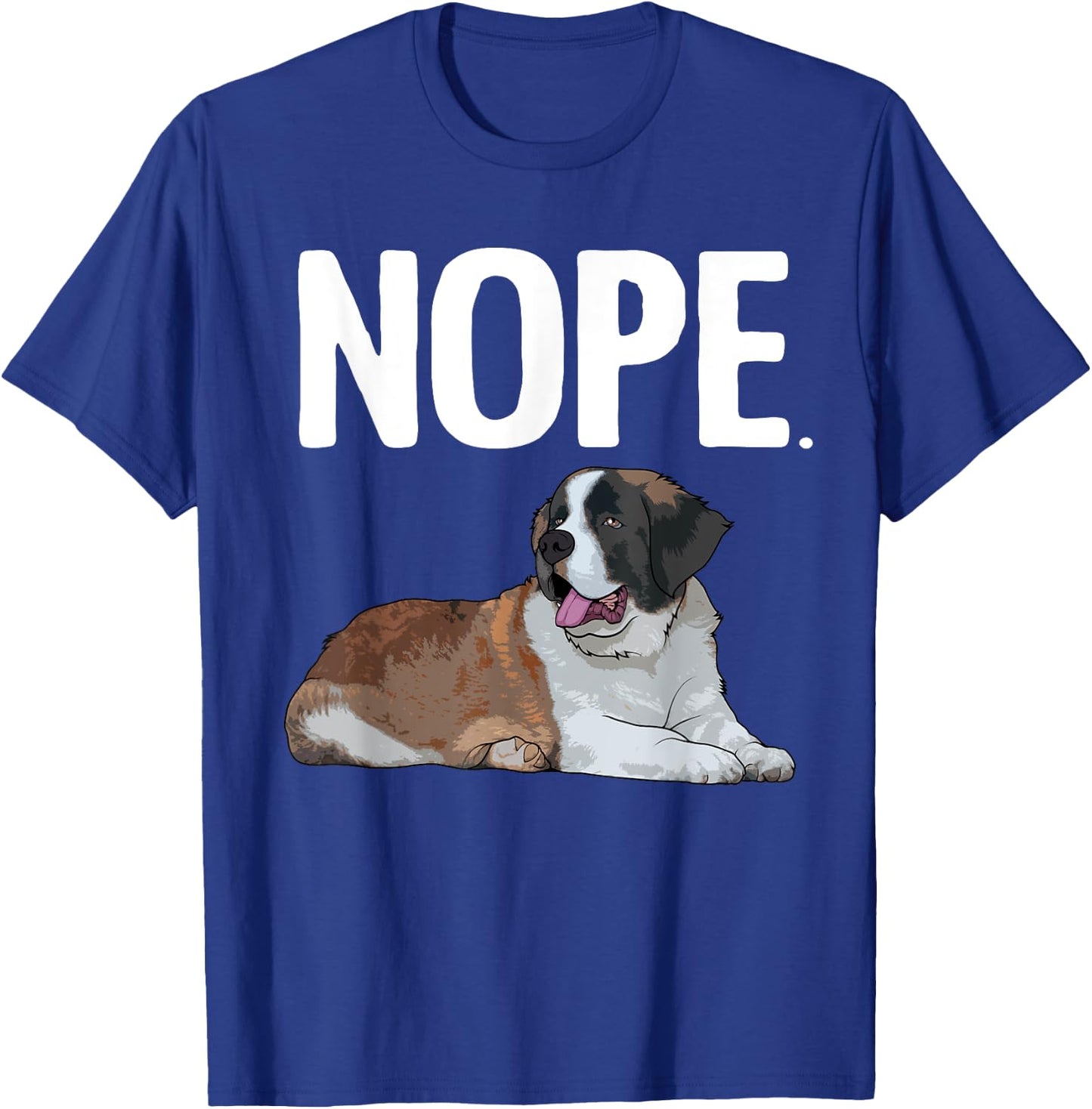 Funny Saint Bernard Art Women St. Bernard Dog Lovers T-Shirt - T-Shirt | Royal
