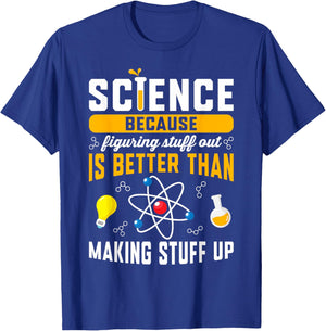 Funny Science Shirt For Teacher Science Chemistry Men Women T-Shirt - T-Shirt | Royal