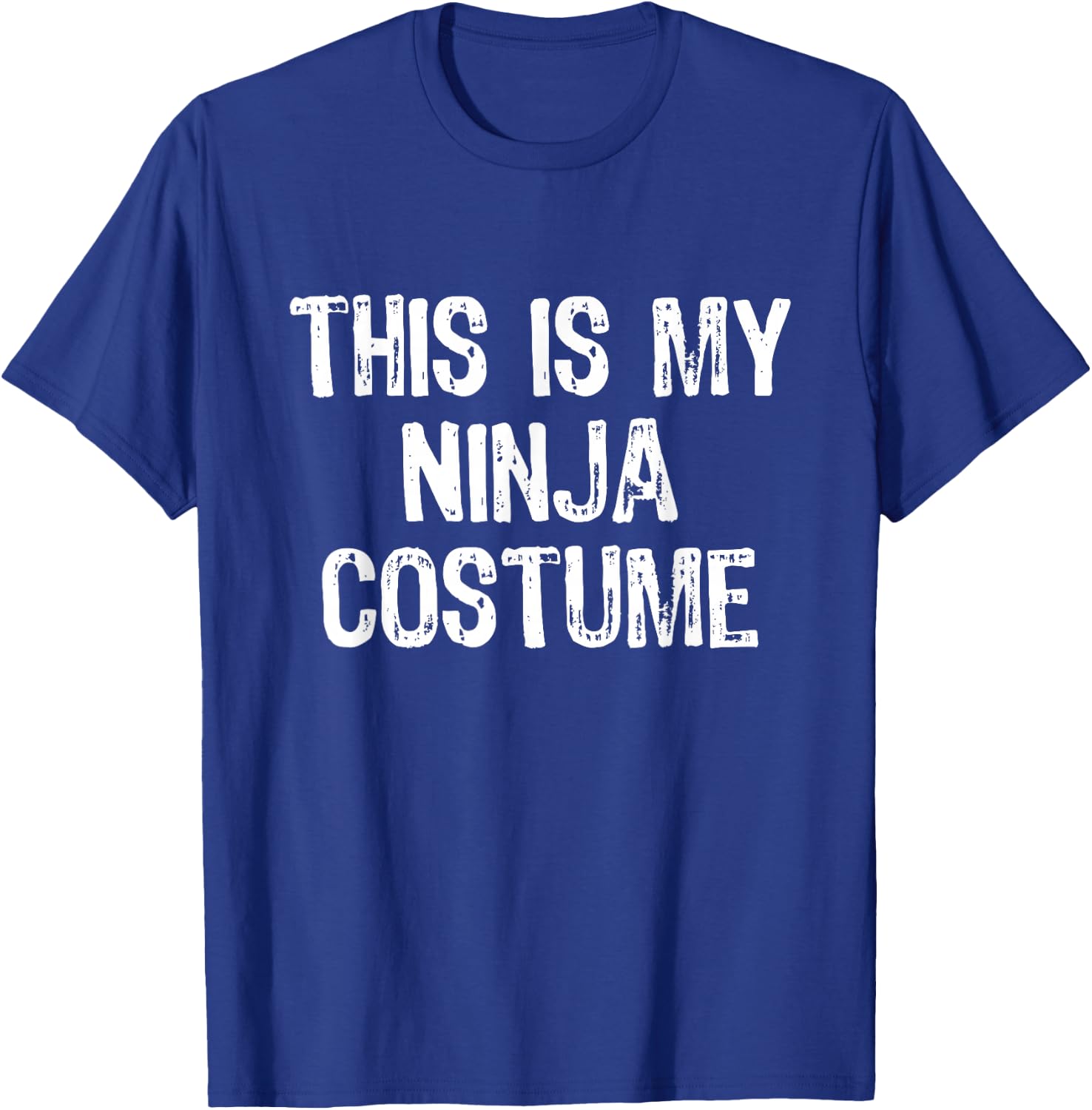 This Is My Ninja Halloween Costume Lazy Easy Last Minute T-Shirt - T-Shirt | Royal