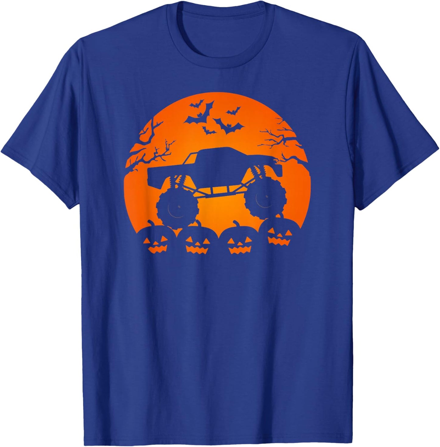 Monster Truck Trick Or Treat I Halloween T-Shirt - T-Shirt | Royal