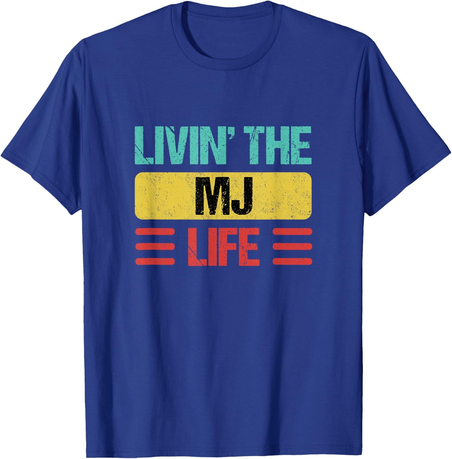 Mj Name T-Shirt - T-Shirt | Royal