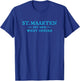 St Maarten Colorful Throwback Letter Souvenir T-Shirt - T-Shirt | Royal