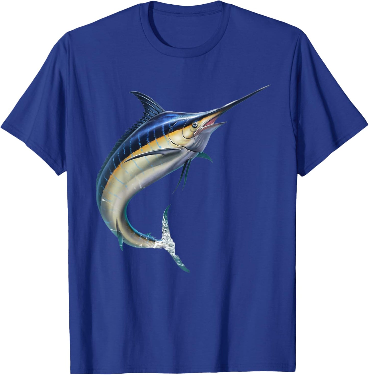 realistic Marlin fish for a lover Fishing T-Shirt - T-Shirt | Royal