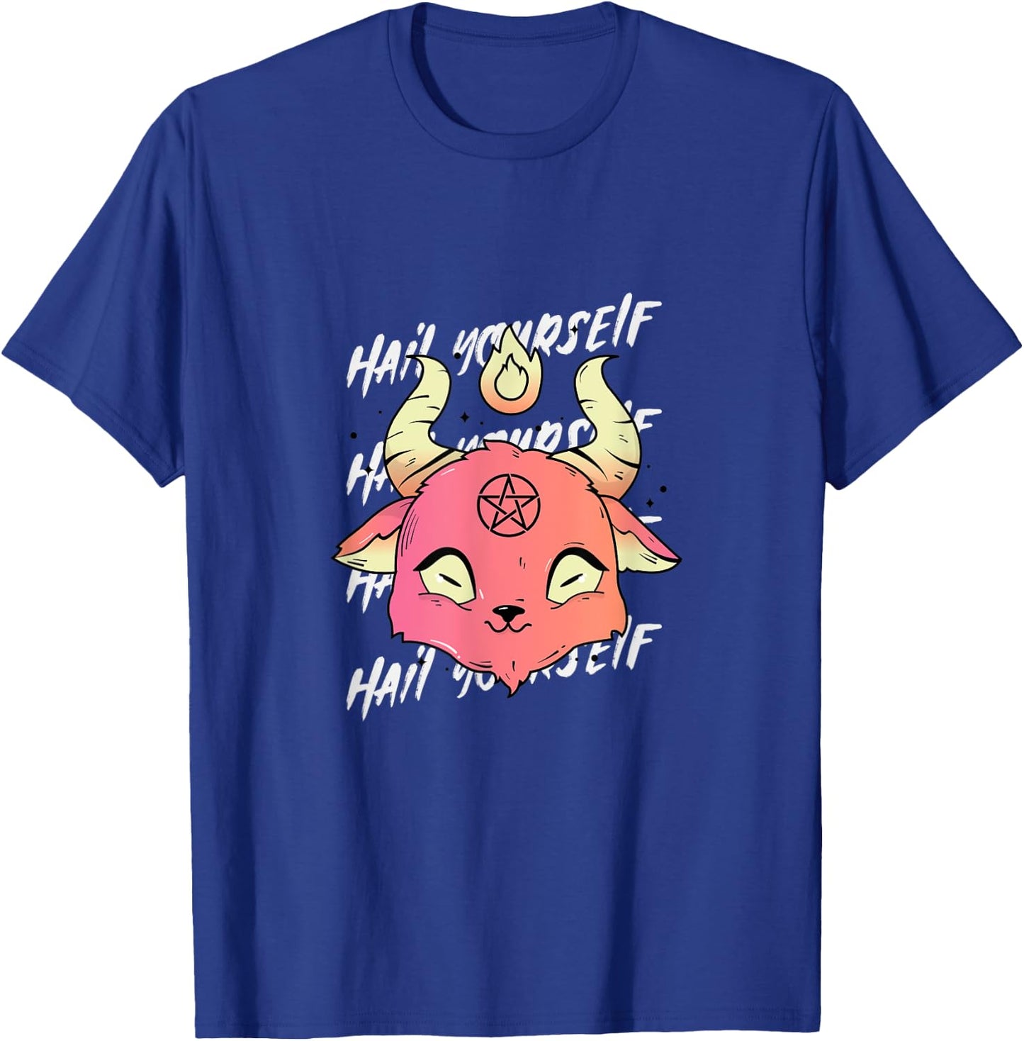 Hail Yourself Cute Demon Goat LPOTL T-Shirt - T-Shirt | Royal