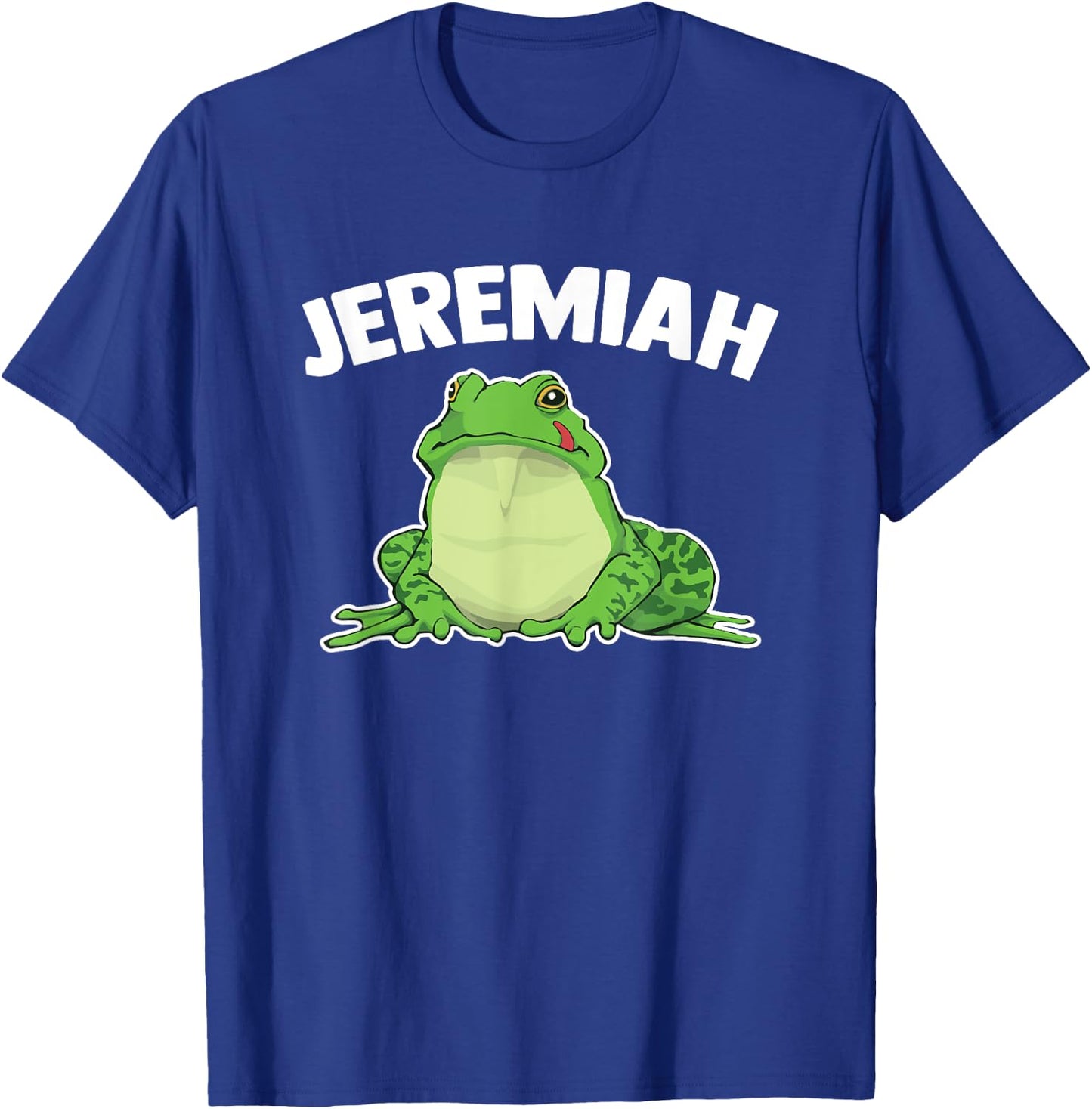 Jeremiah Bullfrog - Funny Saying Music Lover Musician Music T-Shirt - T-Shirt | Royal