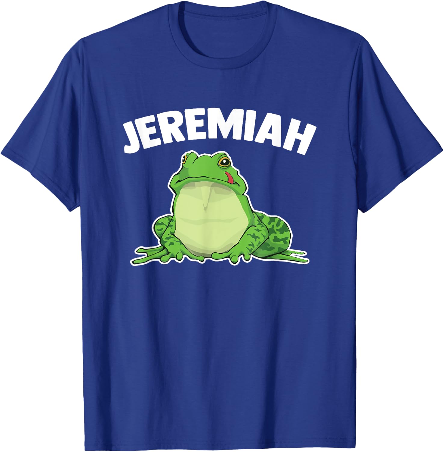 Jeremiah Bullfrog - Funny Saying Music Lover Musician Music T-Shirt - T-Shirt | Royal