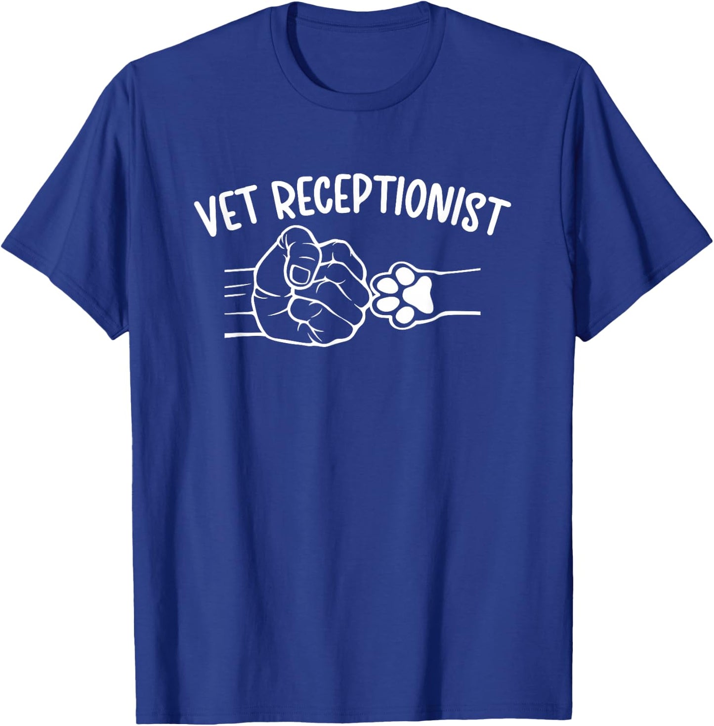 Vet Receptionist Veterinarian Receptionist T-Shirt - T-Shirt | Royal