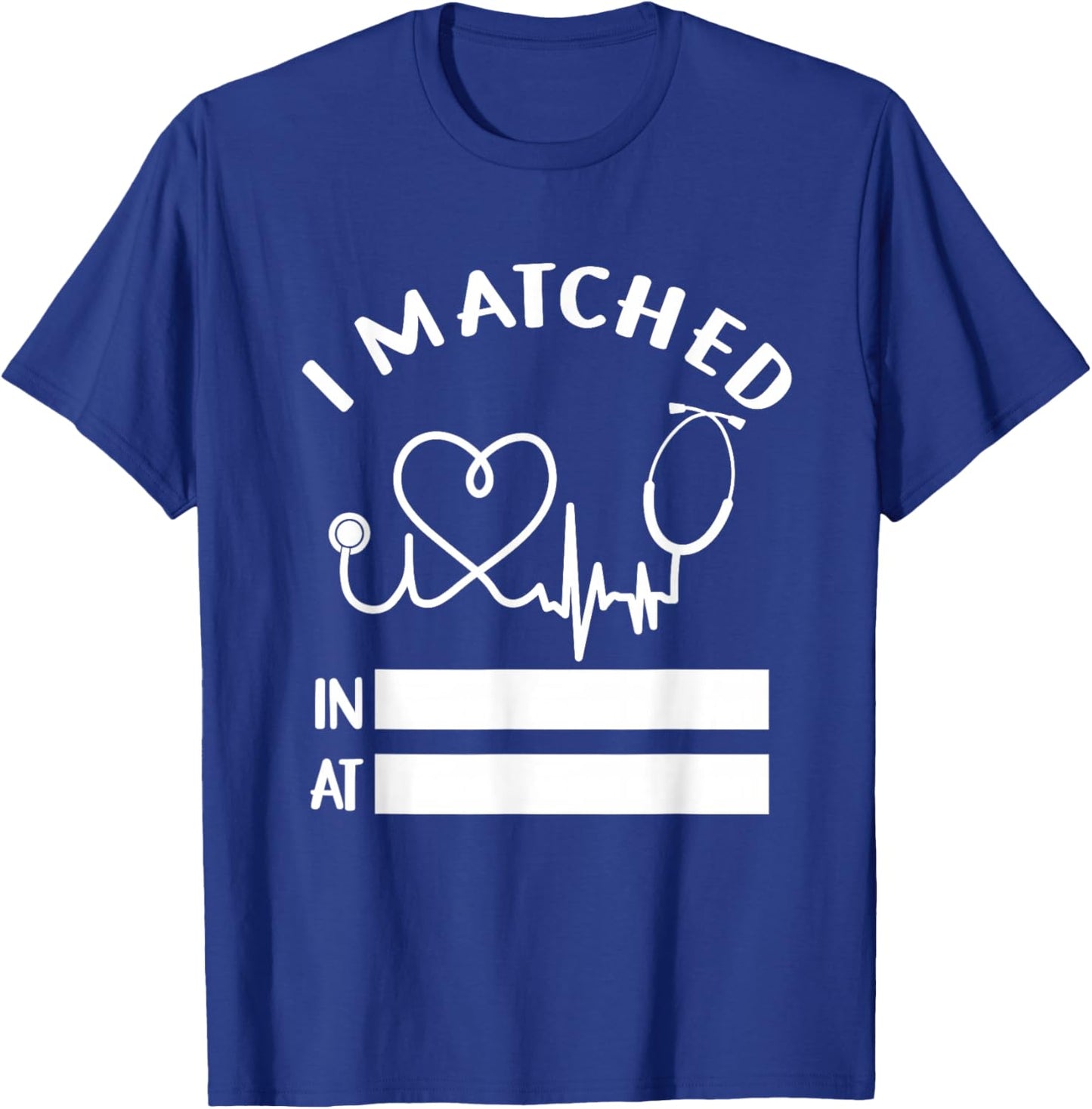 I Matched Future Doctor Physician Residency Match Day 2025 T-Shirt - T-Shirt | Royal