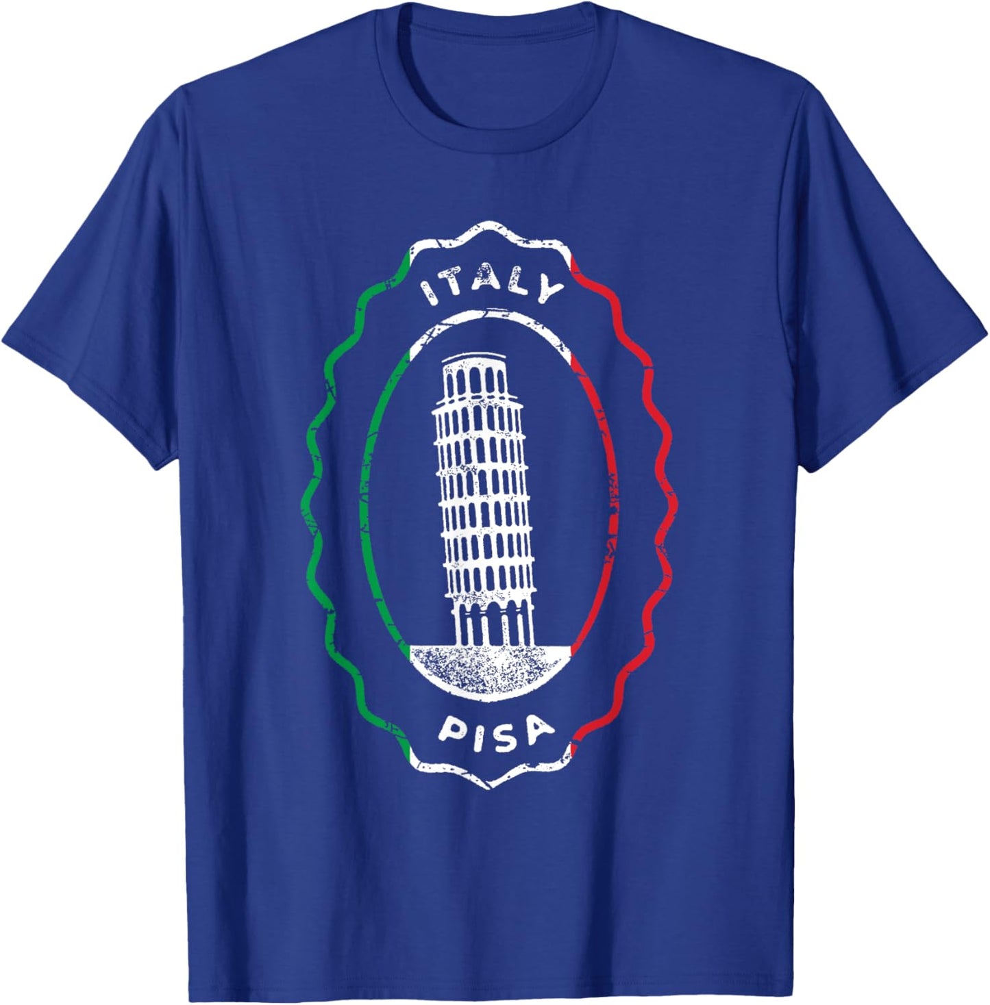 The Leaning Tower of Pisa Italy Italia Roman Ancient Rome T-Shirt - T-Shirt | Royal