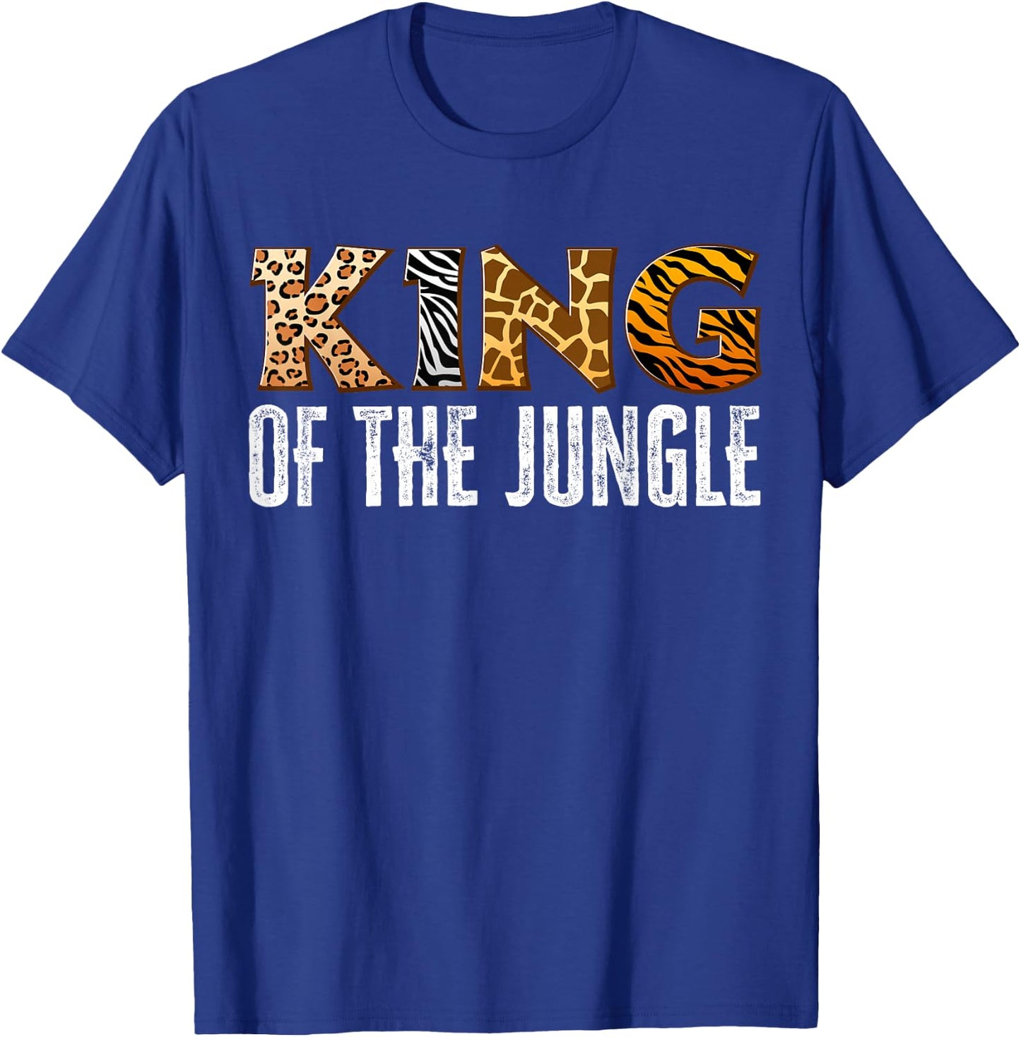 King of The Jungle Zoo Safari Squad Family Birthday Party T-Shirt - T-Shirt | Royal