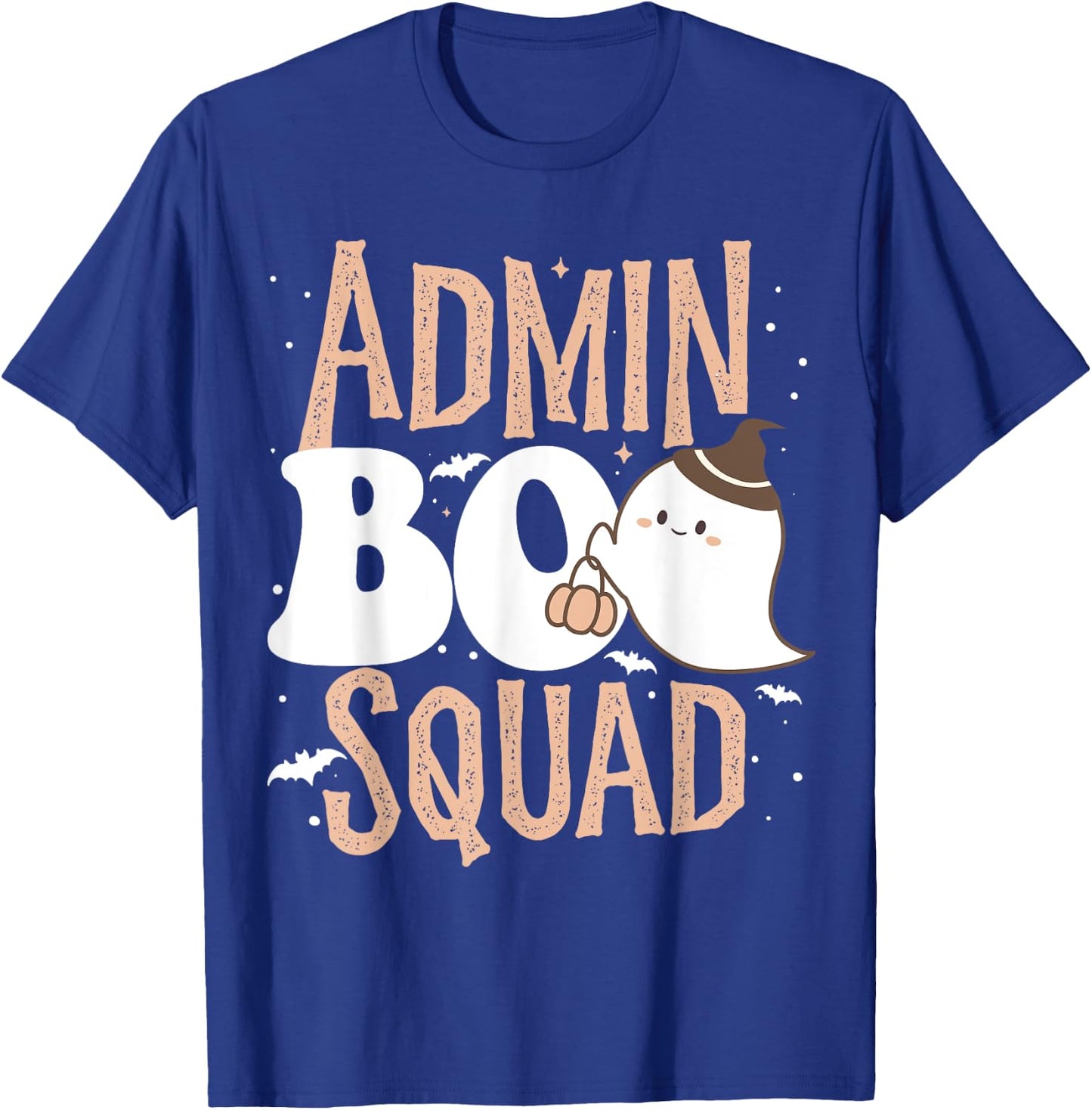 Funny Cute Halloween School Admin BOO Squad Costume T-Shirt - T-Shirt | Royal