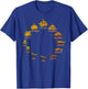 Pumpkin Life Cycle Year Months Thanksgiving Halloween Funny T-Shirt - T-Shirt | Royal