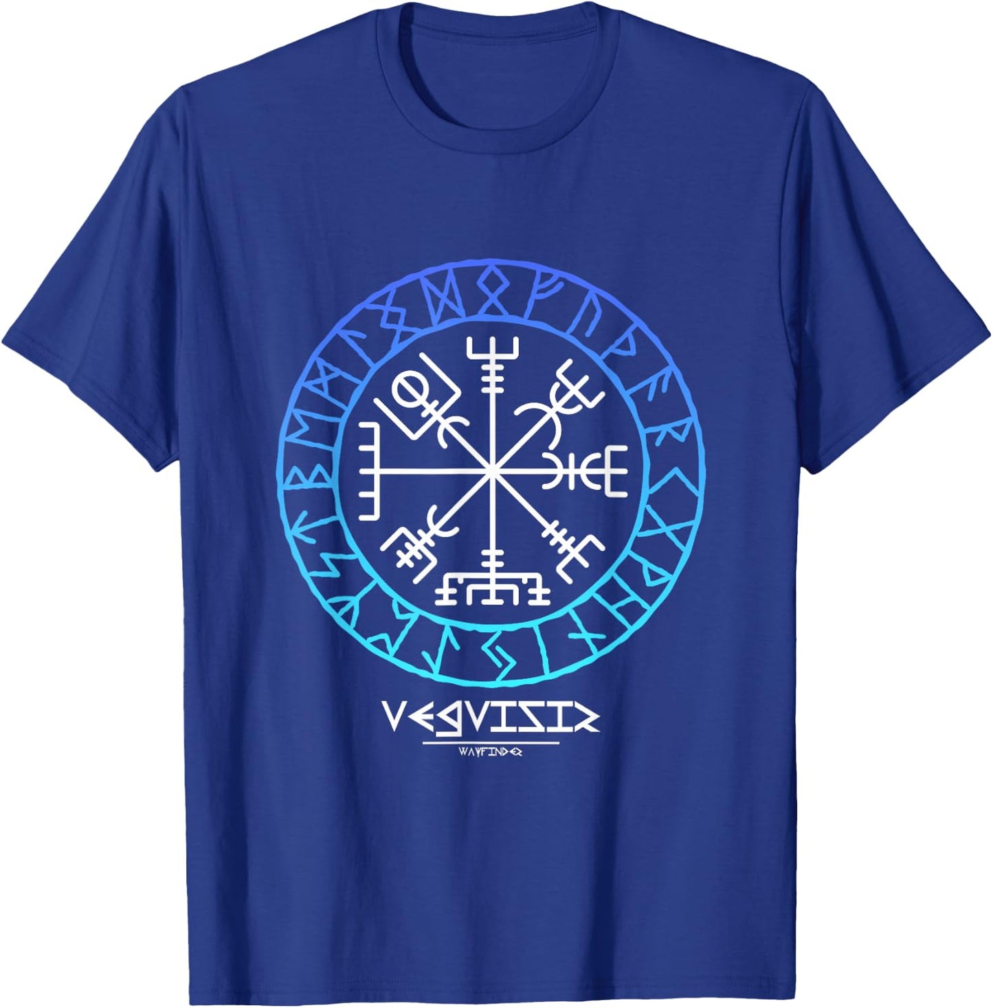 Viking symbol VEGVISIR Nordic symbol Celtic rune T-Shirt - T-Shirt | Royal