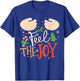 Jingle My Bells Feel The Joy Funny Christmas Matching Couple T-Shirt - T-Shirt | Royal