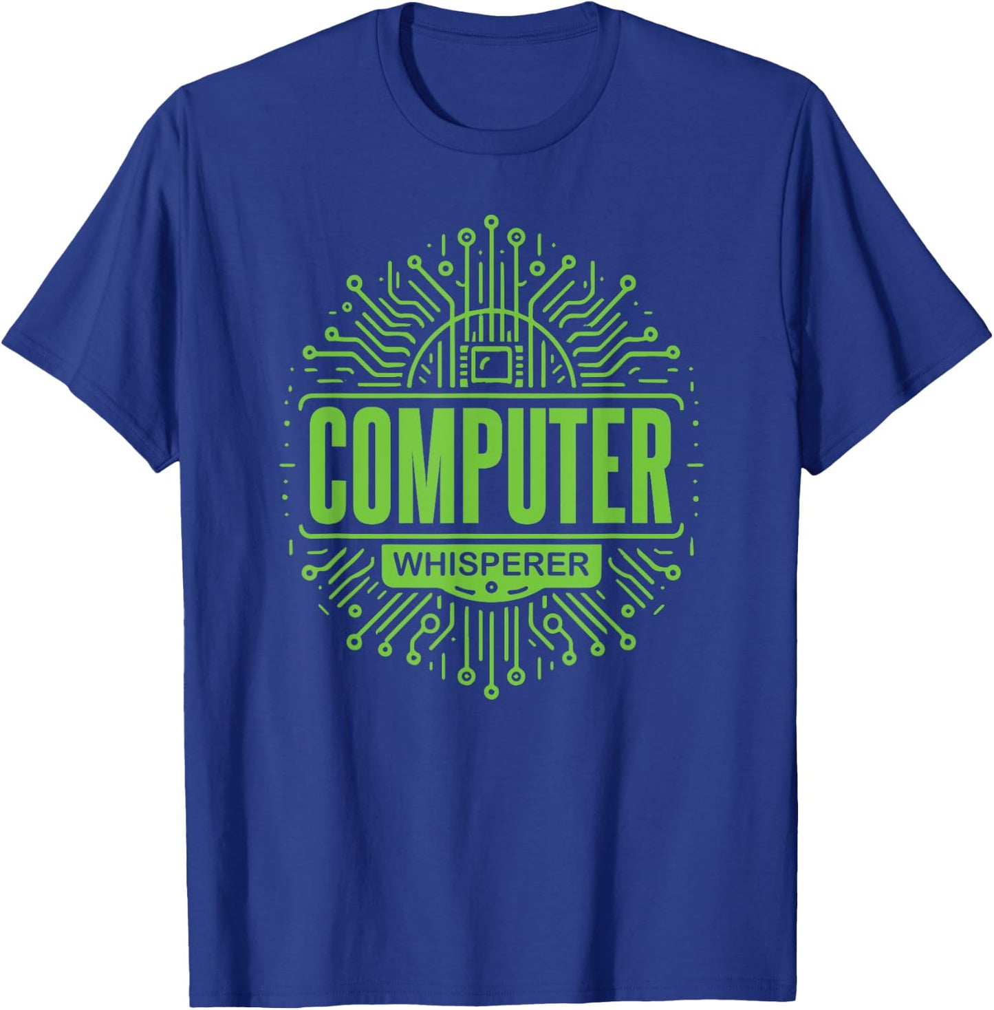 Computer Whisperer Tech Support IT Funny Computer Engineer T-Shirt - T-Shirt | Royal