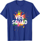 I Love VBS 2025 Squad Vacation Bible School Paint Splatter T-Shirt - T-Shirt | Royal